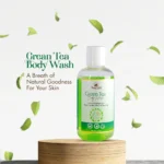 green tea body wash front